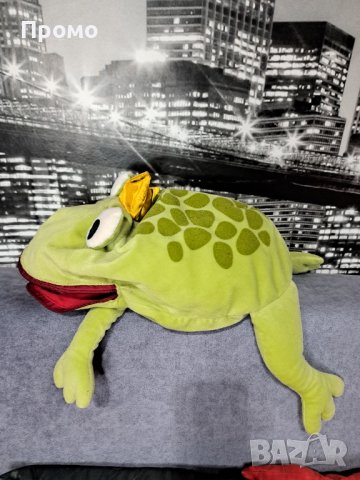 Плюшена жаба с цип на устата, снимка 3 - Плюшени играчки - 43699657
