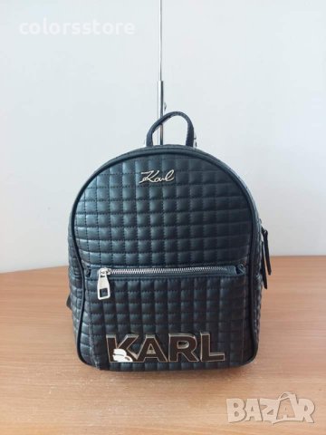 Черна раница  Karl Lagerfeld код SG 384, снимка 1 - Раници - 34137340