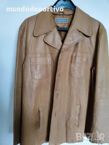 Мъжко кожено сако / естествена кожа, снимка 4 - Якета - 49140784