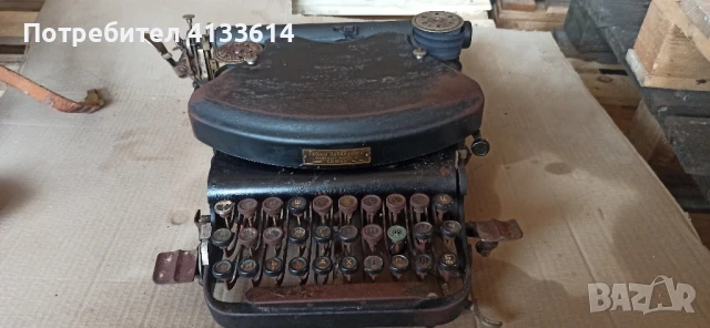 Стара немска печатаща машина Adler7, снимка 2 - Колекции - 51052417