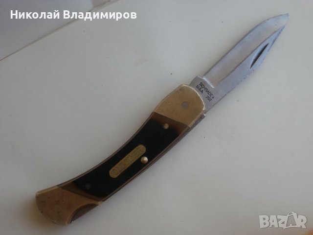 Стар нож оригинален USA SHRADE джобен нож ножче американски, снимка 3 - Ножове - 43273632