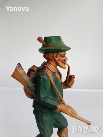 Немска статуетка на ловец в традиционно облекло., снимка 6 - Статуетки - 52654948