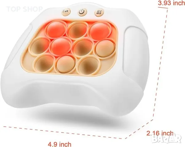 SIENBOR Quick Push игрова конзола, 4 режима на игри, 120 нива, снимка 4 - Образователни игри - 48824818