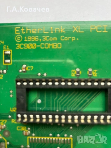  3Com EtherLink XL PCI 3C900-COMBO  Ethernet адаптер, снимка 2 - Други - 53231212