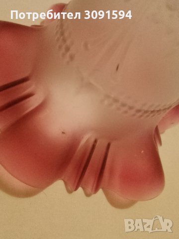 Винтидж абажур от стъкло в стил ар нуво, снимка 7 - Антикварни и старинни предмети - 40825516