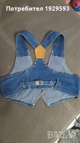 Дънков дамски елек марка Miss Curry jeans , снимка 5 - Елеци - 32774830