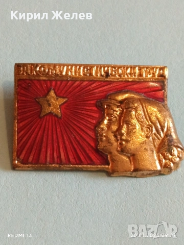 Рядка значка с емайл СССР За КОМУНИСТИЧЕСКИЯ ТРУД за КОЛЕКЦИОНЕРИ 51663, снимка 6 - Колекции - 53159550