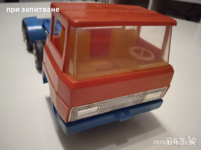  Стар ГДР камион, ретро играчка, 30 см., снимка 6 - Колекции - 51517772