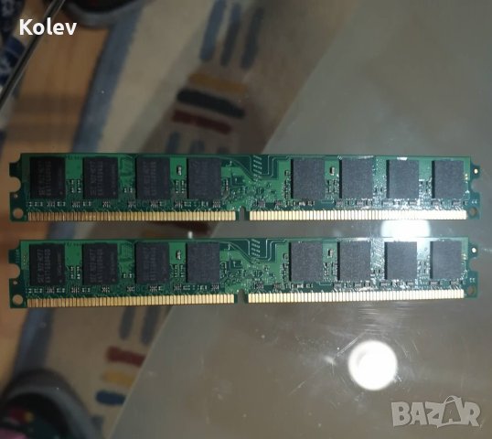 2 броя памет DDR2 2GB PC2-6400 Kingston KVR800D2N6/2G, снимка 6 - RAM памет - 43666173