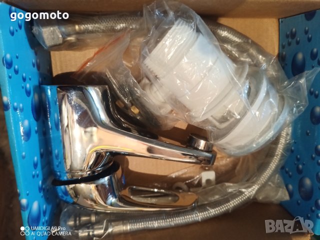 смесител хром,Делфин,НОВ Смесител КОМПЛЕКТ месингов кран + СИФОН, керамичен Смесител батерия за баня, снимка 15 - Други стоки за дома - 43558546