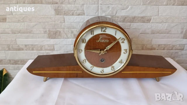 Стар каминен часовник - Sreco - Germany - Антика - 1960", снимка 5 - Антикварни и старинни предмети - 51337430