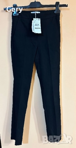 Черен дамски панталон Mango