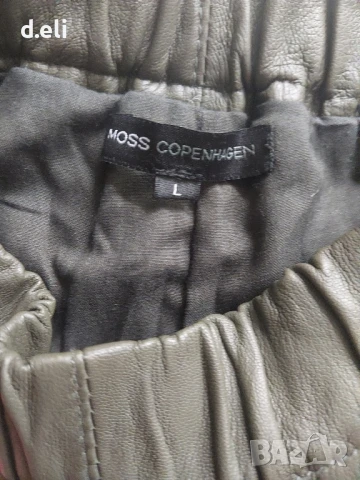 Moss Copenhagen Size L Lambsleather Къси панталони от кожа , снимка 7 - Панталони - 51394813