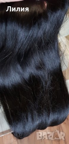 100% естествена коса на стикери! 100гр., 40бр., #01, снимка 3 - Аксесоари за коса - 27151037