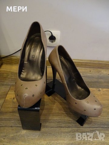 100% Ествествена кожа - Маркови Дамски обувки FRANCA BASSI, снимка 3 - Дамски обувки на ток - 32651331