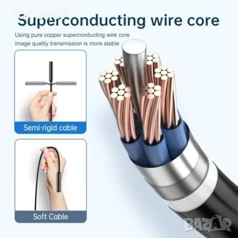 Нова Гъвкава ендоскопска камера за авто, тръби, канализация, 2MP HD, снимка 6 - Гедорета - 49919363