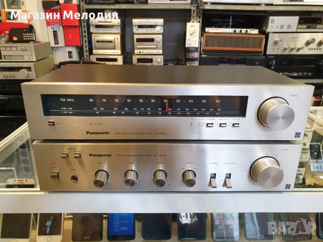 Усилвател Panasonic SU-2600 +Тунер Panasonic ST-2600L В отлично техническо и визуално състояние., снимка 2 - Ресийвъри, усилватели, смесителни пултове - 37601448