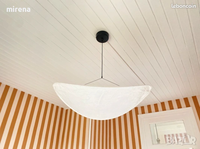 Висяща лампа ЛЕД Tense LED New works Panter & Tourron 100*80*25 см, снимка 2 - Лампи за таван - 53288178