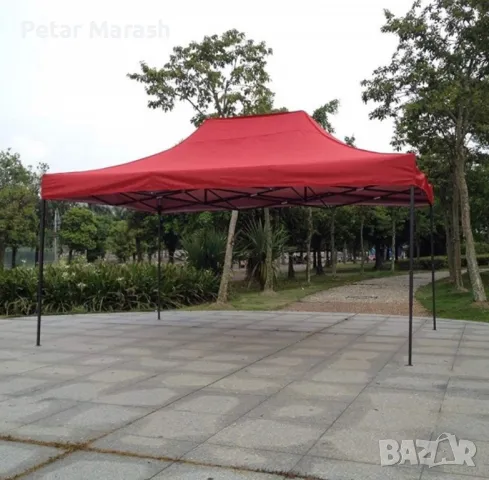Сгъваема градинска шатра 3×4.5м – здрава, водоустойчива и лесна за разпъване, снимка 2 - Други - 50366095
