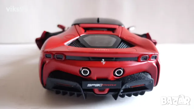 2019 Ferrari SF90 Stradale Bburago 1:24, снимка 4 - Колекции - 47444489