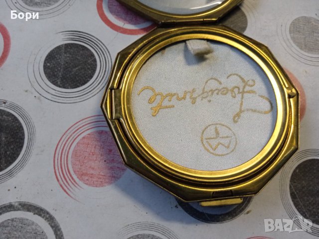 Zvaigznite стара месингова пудриера , снимка 6 - Други ценни предмети - 38254871