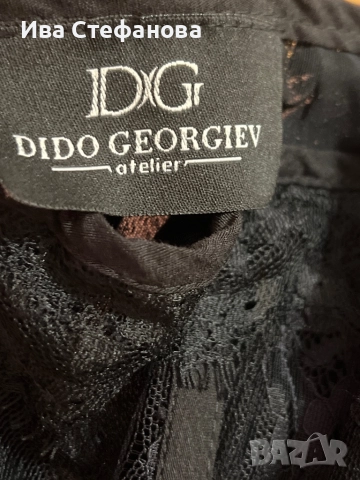 ново  дизайнерско на Дидо Георгиев  парти коктейлно официално бюстие тип корсет твърда чашка черно , снимка 3 - Корсети, бюстиета, топове - 51410844