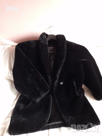 Дамско палто изкуствен косъм, снимка 2 - Палта, манта - 53608258