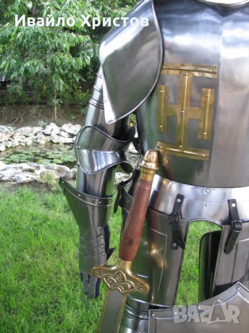 Рицарска броня - реален размер, снимка 4 - Антикварни и старинни предмети - 27596256