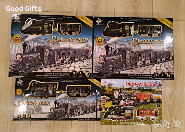 Ретро детско влакче, Различни видове и размери