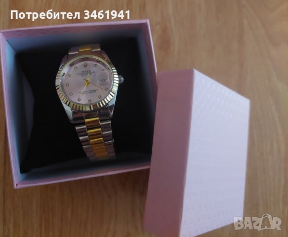 Чисто нов ,часовник Rolex с кутийка и възглавничка , снимка 1 - Дамски - 43518682