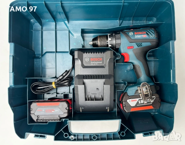 BOSCH GSB 18V-28 - Акумулаторен ударен винтоверт неразличим от нов!, снимка 2 - Винтоверти - 52888196