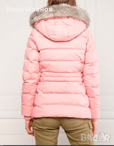 TOMMY HILFIGER Пухено яке New Tyra  размер Л, снимка 6 - Якета - 43105192