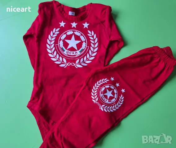 Бебешки комплект на ЦСКА