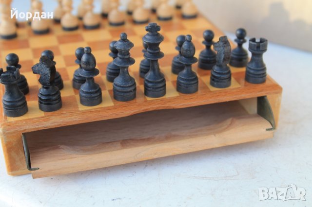 Неизползван дървен туристически шах от '' ГДР '' с магнити, снимка 8 - Колекции - 40196771
