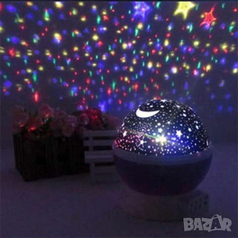 Нощна лампа детски планетариум