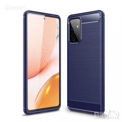 Samsung Galaxy A72 (5G) Карбонов Удароустойчив Гръб, снимка 12 - Калъфи, кейсове - 32469652