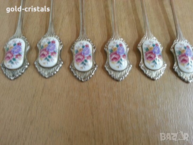 вилички и лъжички с порцелан, снимка 10 - Антикварни и старинни предмети - 27537323