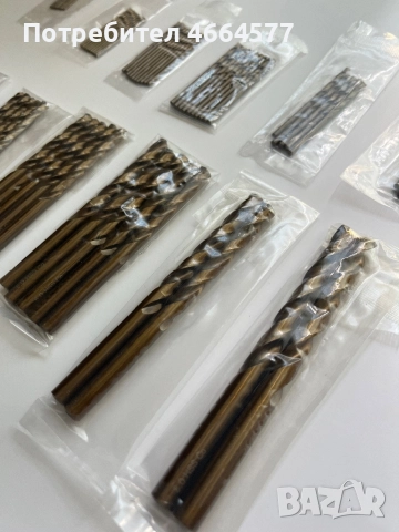 Кобалтови свредла/бургии HSS CO5%, снимка 9 - Други инструменти - 52588778