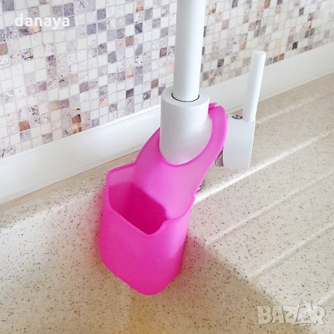 2242 Силиконова поставка за гъба органайзер за мивка, снимка 7 - Органайзери - 33335092