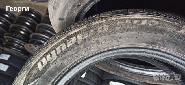 2бр.летни гуми 235/55/17 Hankook, снимка 4 - Гуми и джанти - 38392313