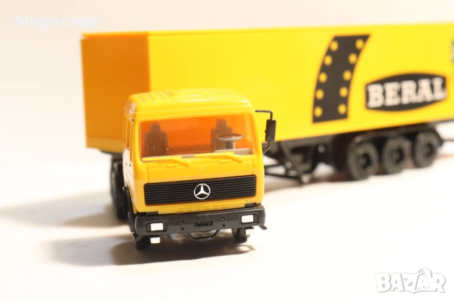 HERPA H0 1/87 MERCEDES BENZ КАМИОН ТИР МОДЕЛ КОЛИЧКА, снимка 3 - Колекции - 53445288