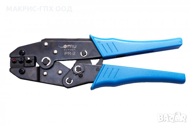 Различни клещи за кримпване на изолирани и неизолирани кабелни накрайници (кримпващи клещи)