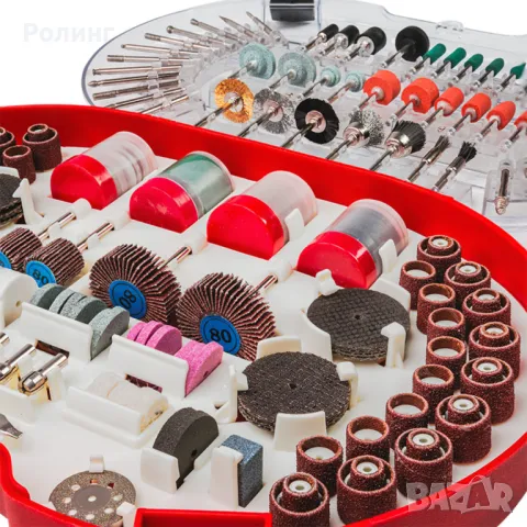 Аксесоари за шлифовалка 276бр. к-т в куфар/138408, снимка 2 - Други инструменти - 49530417