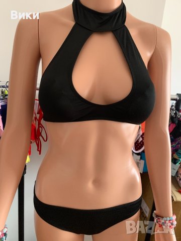Нов черен бански в размер S иМ, снимка 5 - Бански костюми - 40391344