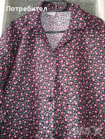 Дамски бархетен пеньоар № 64 - нов, снимка 3 - Рокли - 52520795