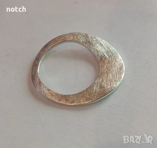 Сребърен пръстен, снимка 2 - Пръстени - 49770377