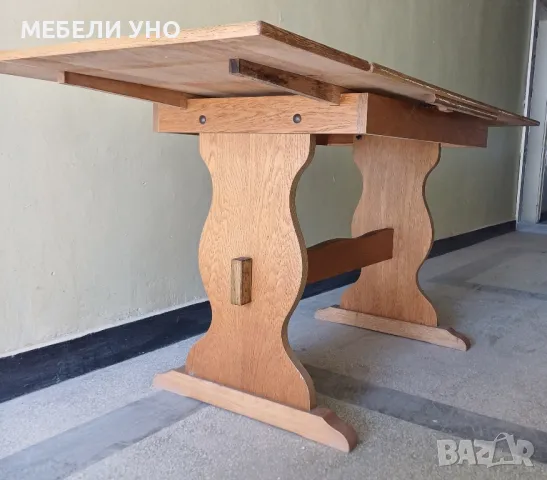 Дървена трапезна маса, снимка 8 - Маси - 49394872