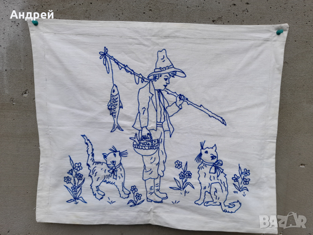 Старинна бродирана калъфка за възглавница #14, снимка 2 - Антикварни и старинни предмети - 44912695