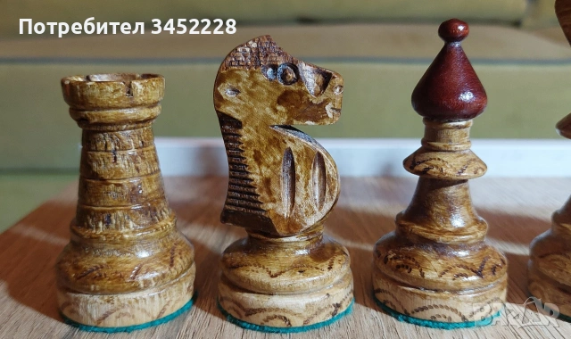 фигури за шах дърворезба големи за ценители , снимка 6 - Шах и табла - 53233583