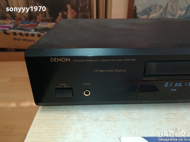 DENON DCD-485 CD ВНОС SWISS 1011231600LK1EWC, снимка 6 - Ресийвъри, усилватели, смесителни пултове - 42936496